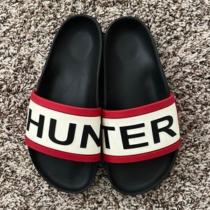 Hunter slides!